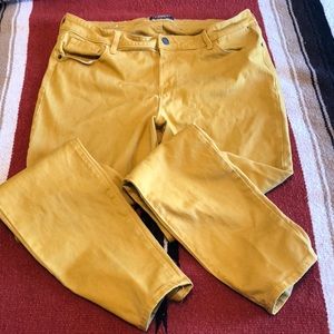 Old Navy Rockstar Skinny Jeans MUSTARD!